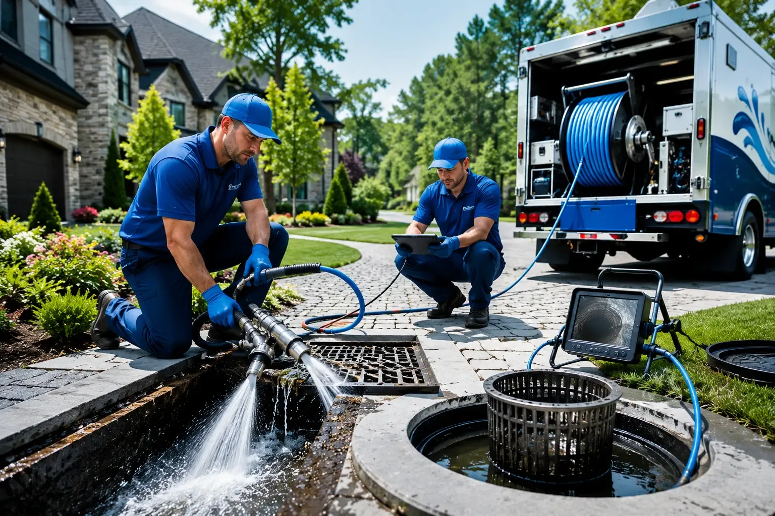 Local outdoor drain cleaning professionals in Lafferty, OH